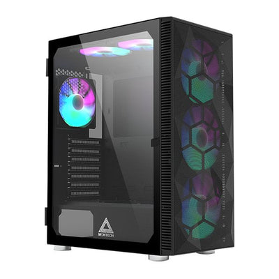Montech PC Case X3 Mesh Glass Tempered X3MESHB Black — image 1
