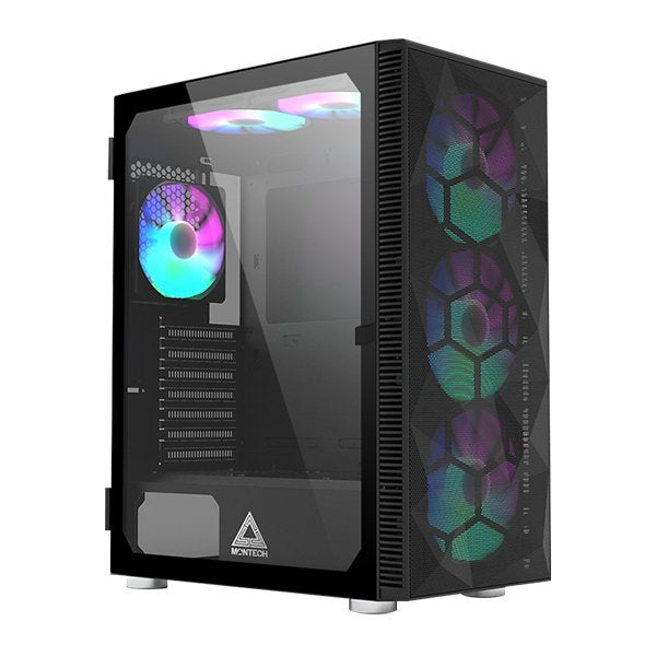 Montech PC Case X3 Mesh Glass Tempered X3MESHB Black