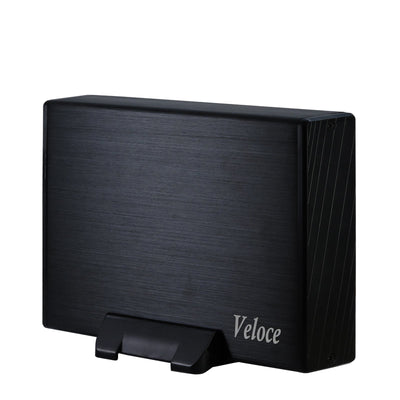 Inter-tech Veloce GD-35612 External Enclosure Hard Drive 3.5 Black USB 3.0 Alimentado — image 1