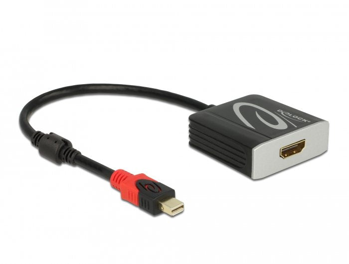 Delock Mini DisplayPort 1.4 HDMI (st-bu) Adapter 4K Black