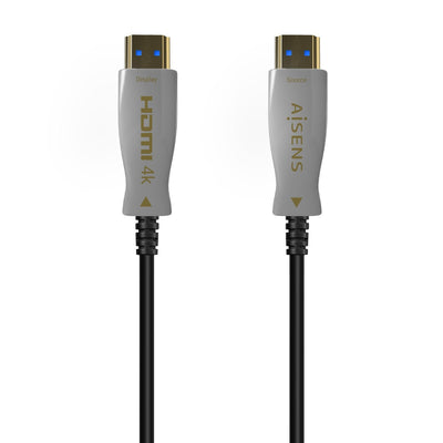 Aisens HDMI Cable V2.0 Aoc Premium High Speed / Hec 4K@60HZ 4:4:4 18Gbps - a/m-a/M - 125M - Black — image 1
