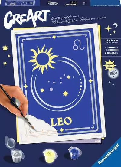 Ravensburger Creart - Signo Zodiacal Leo, Pintura 23743 — image 1