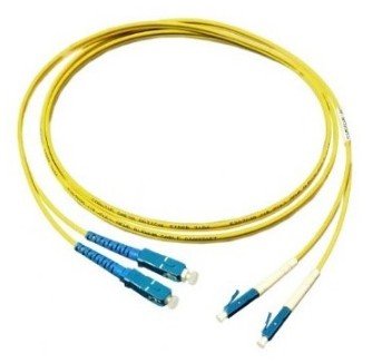Goodconnections Network Cable Lwl Duplex OS2 (singlemode, 9 125) Lc Sc, Lszh, Austauschbare Polarität, 20M,