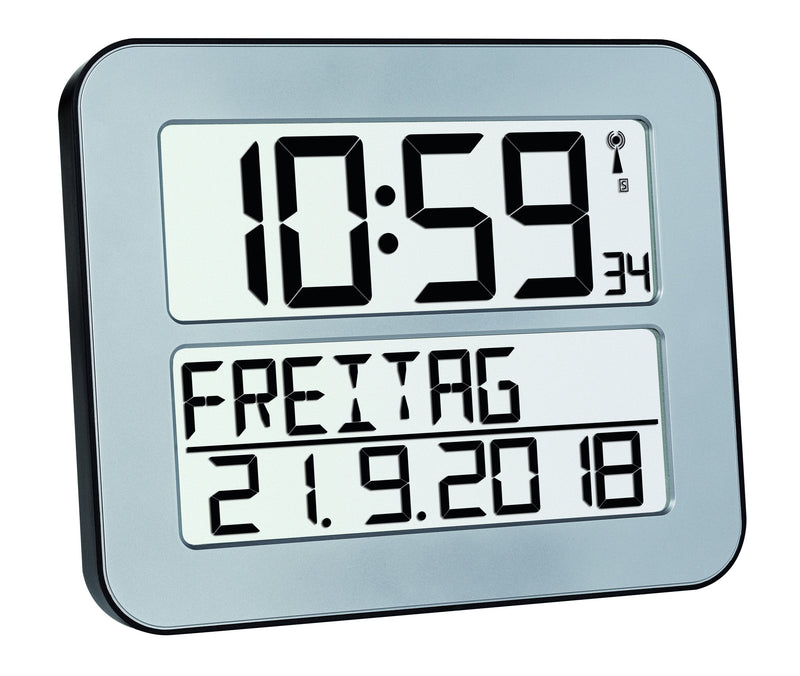 Despertador Tfa 60.4512.54 Plata Timeline Max.