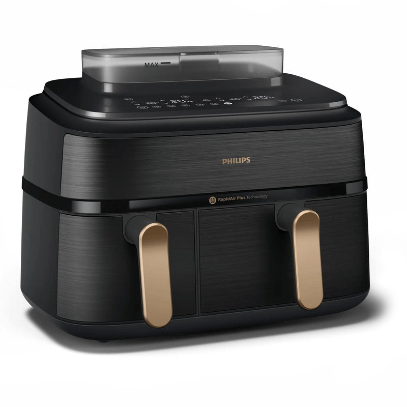 Philips Fryer 5000 Series NA552/00 Double 9 L Independiente 2750W Fryer Air Caliente Black