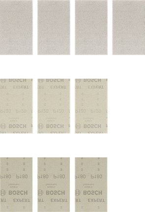 Bosch Set Of Hojas Lija Mesh Expert M480 115 X 230MM, K80 / 120 / 180 (10 Pieces Lijadoras Orbitales) K80 / 12 — image 1