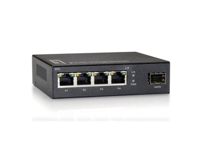 Levelone Switch 4X Ge GEU-0521 1XGSFP Metall — image 1
