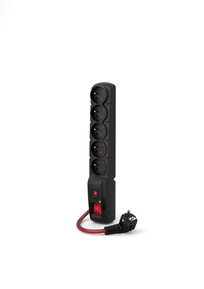 Acar Power Strip F5 Power Black 5 Salidas AC 230V 5M — image 1