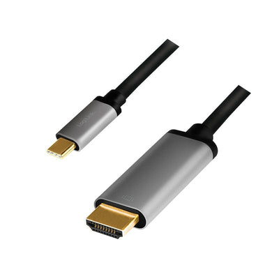 Logilink Cable USB-C 3.2 GEN1, C M Zu HDMI M, 4K, Alu 1,8M — image 1