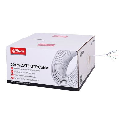 Cable CAT.6 UTP 305M White/PFM923I-6UN-C Dahua