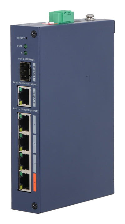 Switch Dahua Type Managed Switch Layer L2 Form Factor Desktop 4XRJ-45 Ports RJ-45 Ports Type Fast Ethernet (10 — image 1