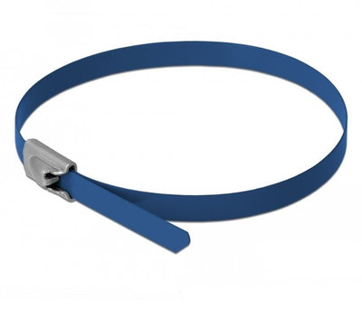 Delock Cable Ties Steel Inoxidable L 400 X B 4,6MM AZUL10 Pieces — image 1
