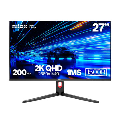 Nilox Monitor 27 Curved DP HDMI NXM27CV2K2001 VA 2K 2560X1440 200HZ 1MS 250CD/Mâ² VESA 100X100 — image 1