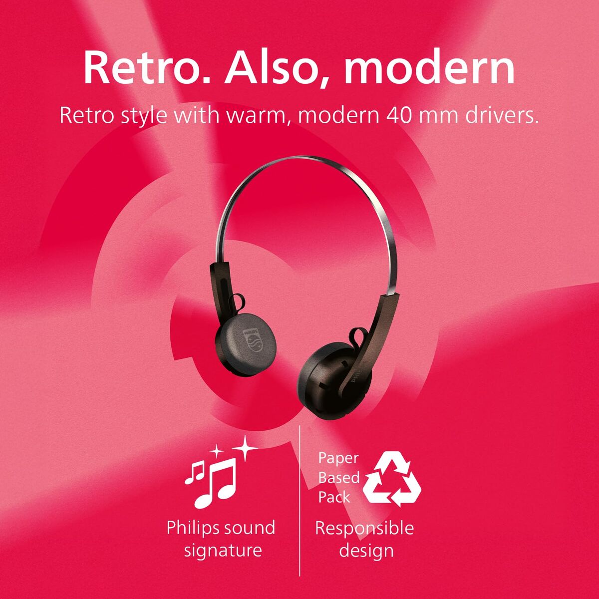 Philips Headphones Philips Tah2000Wt White