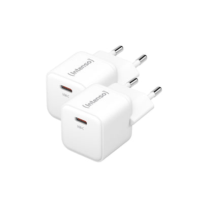Intenso Power Adapter W30C GaN White 2ER Pack — image 1