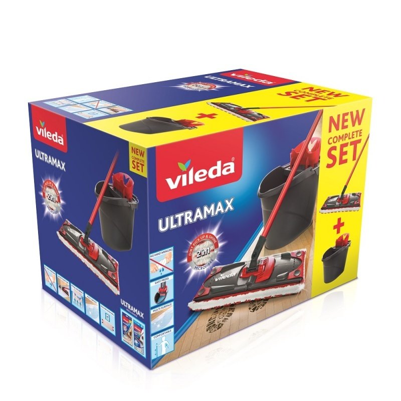Vileda Set Ultramax Mopa Microfibras 2 1 155737