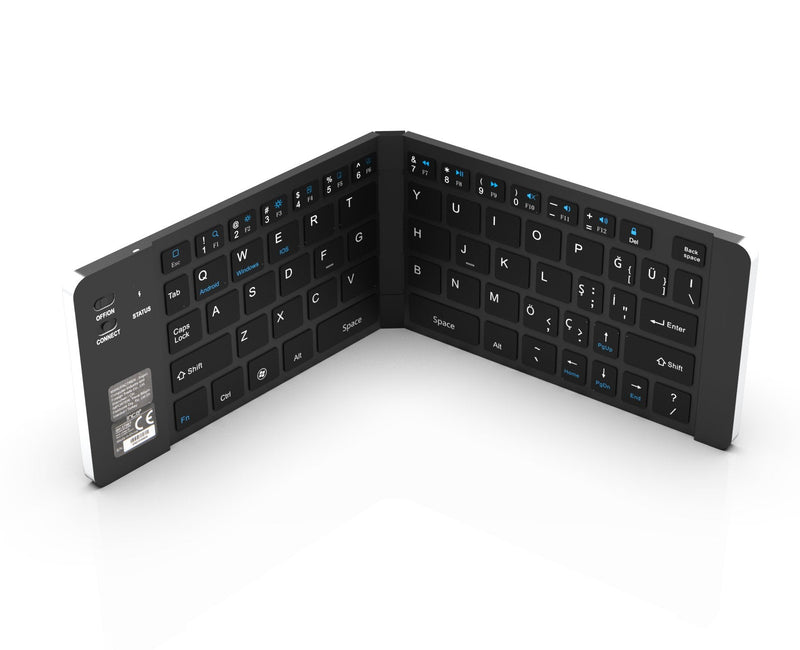 Keyboard German Inca IBK-579BT Bluetooth Metallic Silver