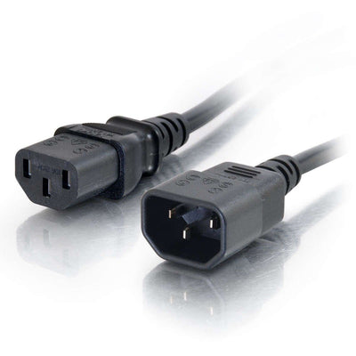 C2G Computer Power Cord Extension Cable Alargador Power IEC 60320 C13 a IEC 60320 C14 Ca 250V 5M — image 1