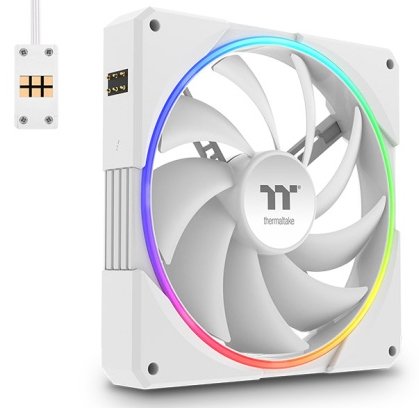 Thermaltake Ts 140 Ex Rgb, Fan Box White Paquete 3, 140MM CL-F209-PL14SW-A