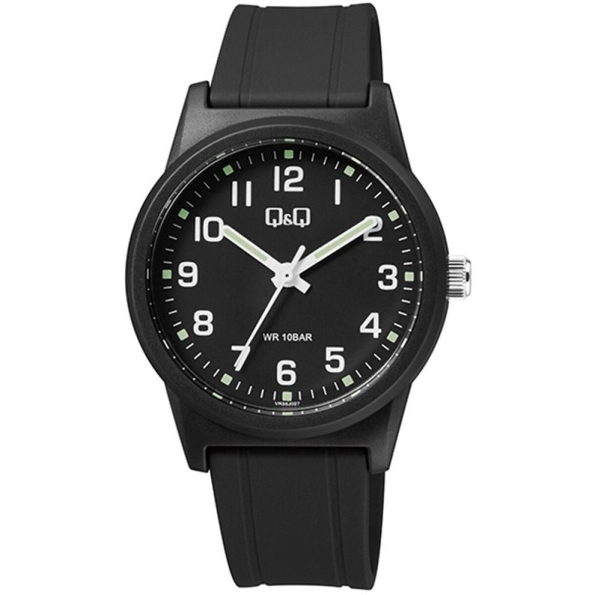 Q&Q Unisex Watch Q&Q Vr35J027Y Black (Ø 40 Mm) (Ø 35 Mm)