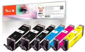 Peach 0F320134 Ink Compatible Canon PGI-570/CLI-571 Mult-pack-plus Black Cyan Magenta Yellow 6 Pieces — image 1