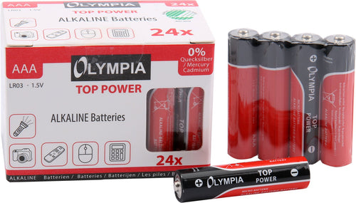 Olympia Paquete 24 Batteries Alcalinas Aaa — image 1