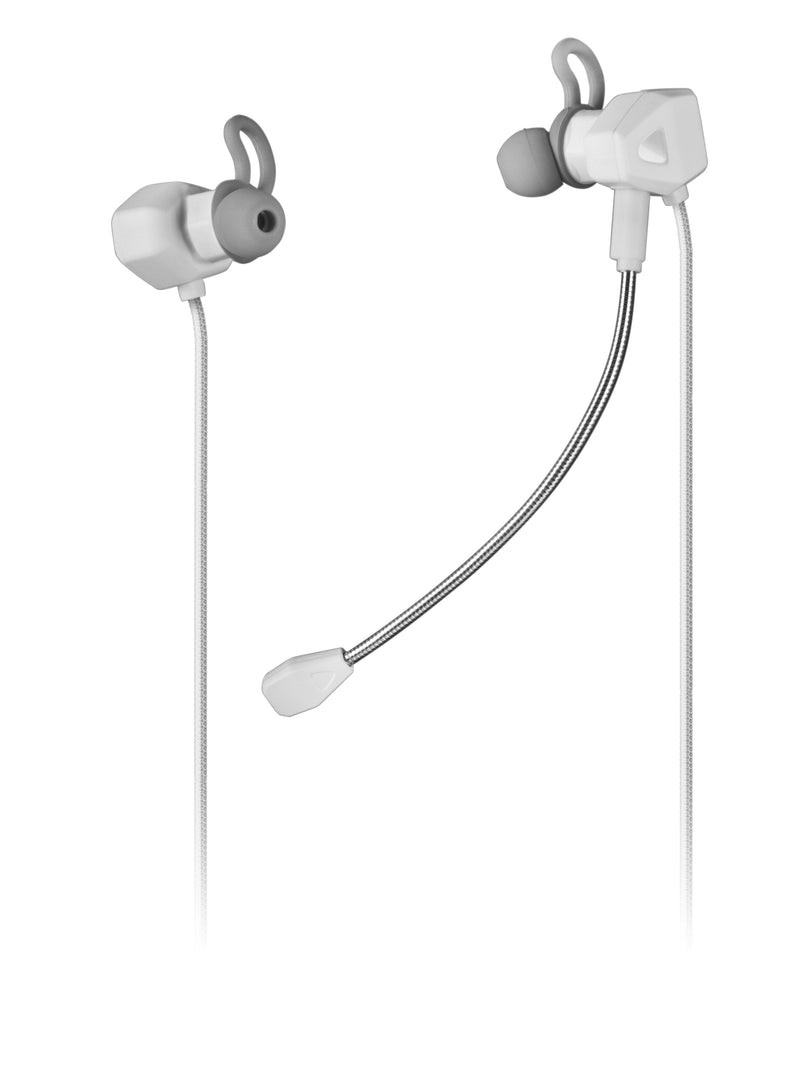 Mars Gaming Headphone In-ear Microphone Gaming Mihx White