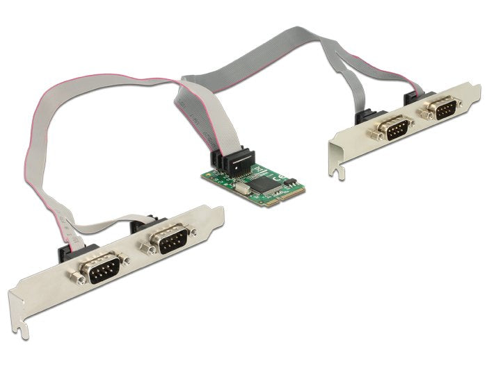 Delock 95243 Card Mini PCIE 4 X Serie RS-232