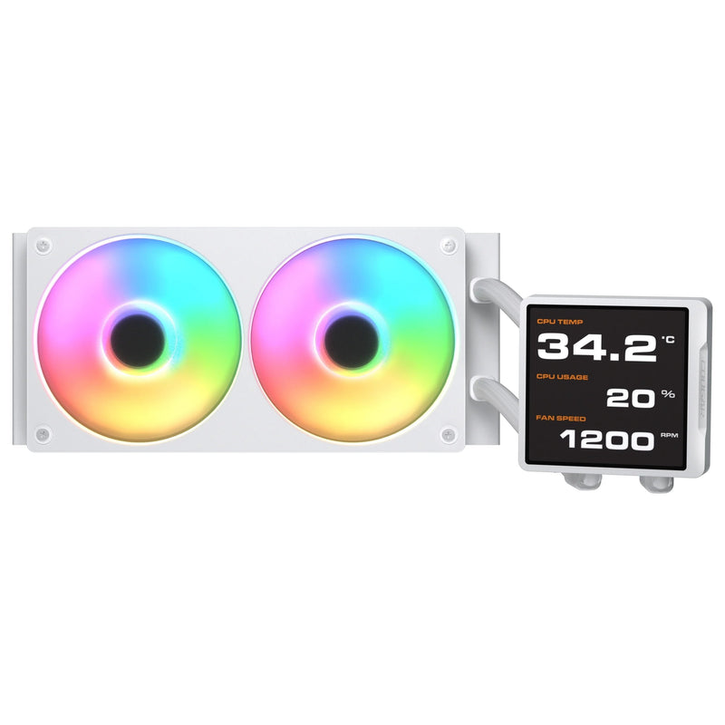 Cougar Refrigeracion Liquida CPU Poseidon Vimek Pro 240,ARGB, White CGR-PSDVPRGB-W-24