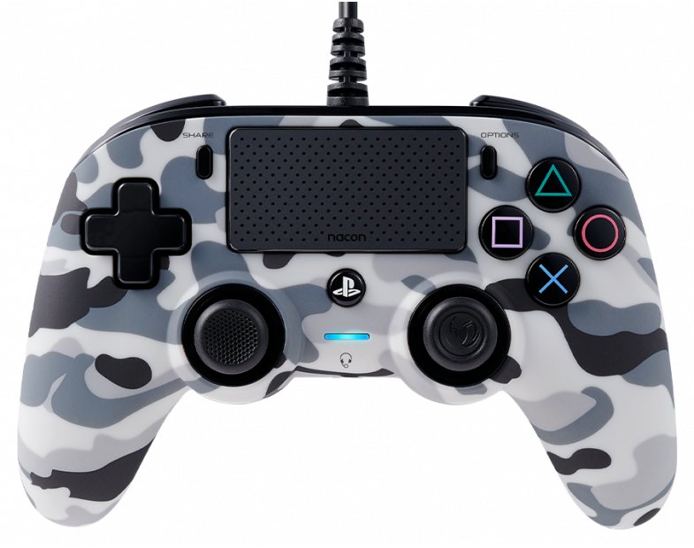 Nacon Controller Grey Camuf.(cable) Lcdo