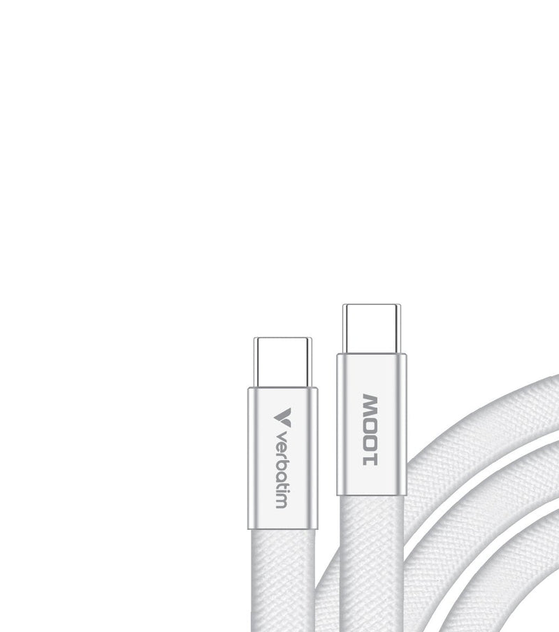 Verbatim Sync & Charge USB-C To USB-C 100W 120CM White
