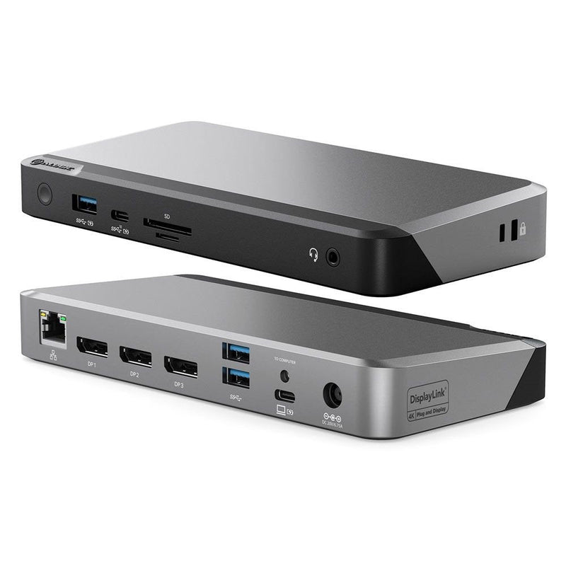 Alogic DX3 Alámbrico USB 3.2 Gen 1 (3.1 Gen 1) Type-c Black Grey