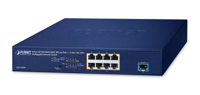 Planet MGS-910XP Switch No Administrado 2.5G Ethernet (100/1000/2500) Energía Sobre Ethernet (PoE) Blue — image 1