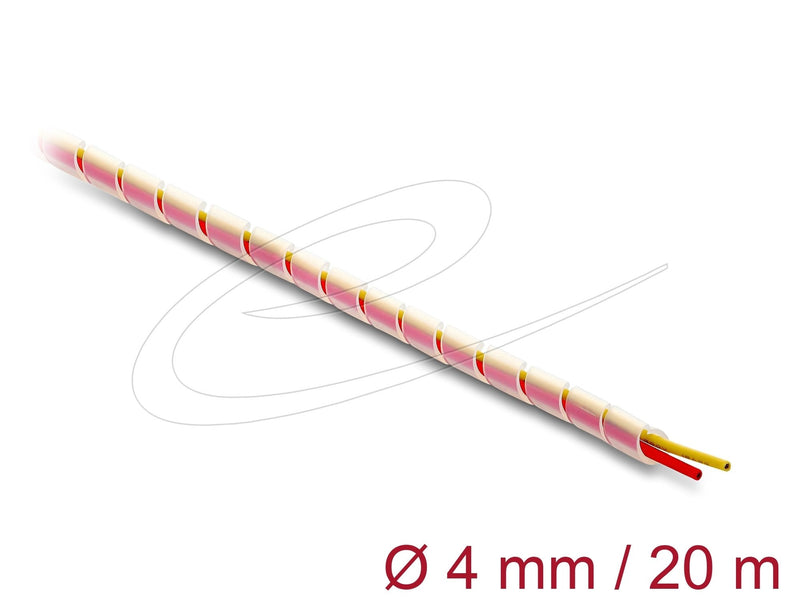 Hose Espiral Silicone 4MM Diámetro 20M Transparent
