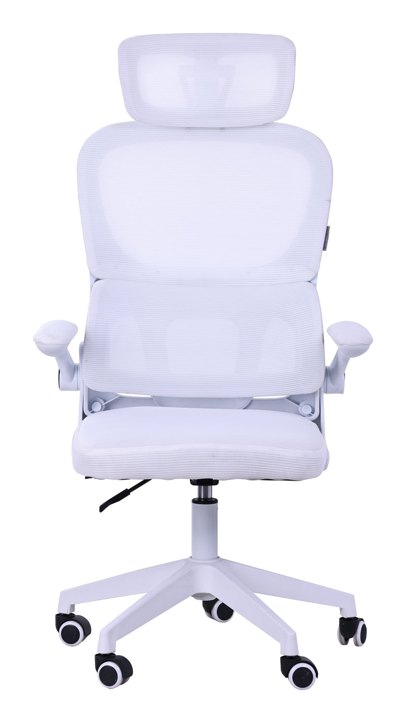 Mars Gaming Chair Ergonomica Mgcergoprowh Mesh Transpirable Stand Lumbar White