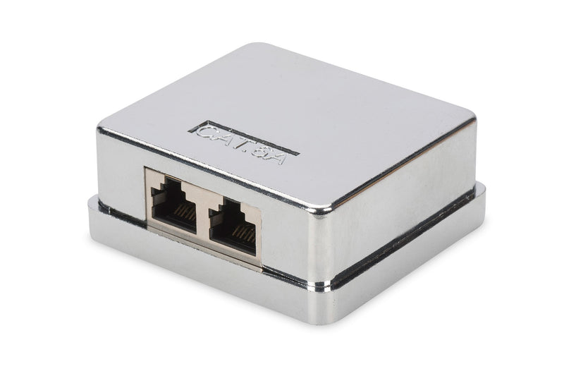 Digitus Caja De Surface CAT.6A 2VÍAS 2X Módulo Keystone Blindado 2PORT