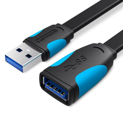 Vention Cable Alargador USB 3.0 VAS-A13-B300 USB Male USB Female 3M Black And Blue — image 1