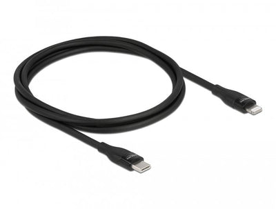 Delock Daten- And Cable Charging USB Type-c™ a Lightning™ Iphone™, Ipad™ And Ipod™ Black 1M Mfi — image 1