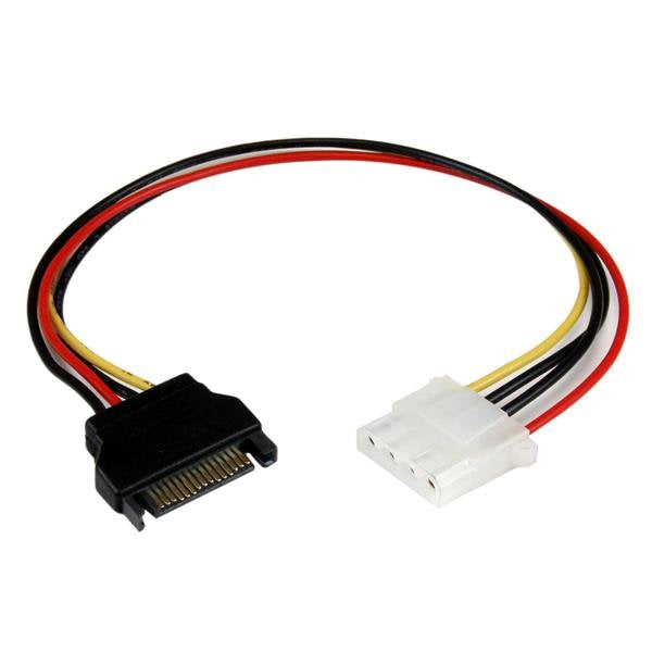 StarTech Cable Power Molex LP4 a SATA H/M 0.30M LP4SATAFM12