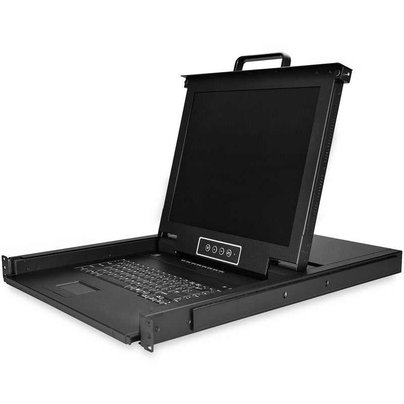 StarTech.com RKCONS1708K Console Rack 43,2CM (17) 1280 X 1024 Pixels Steel Black 1U