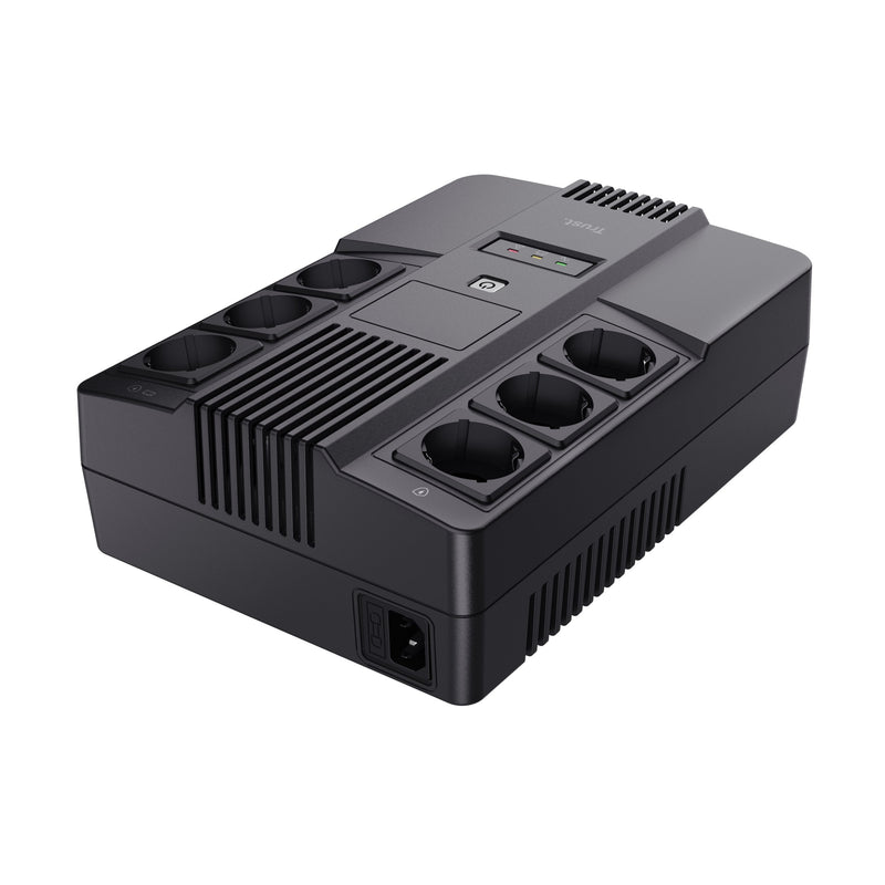 Trust UPS Line Interactive Maxxon 800VA 6 Salidas Formato Bloque
