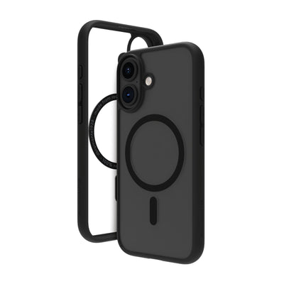 DBRAMANTE1928 Grenen Housing Rear Phone Mobile Phone Compatibilidad With Magsafe Plastic Black Apple Iphone 16 — image 1
