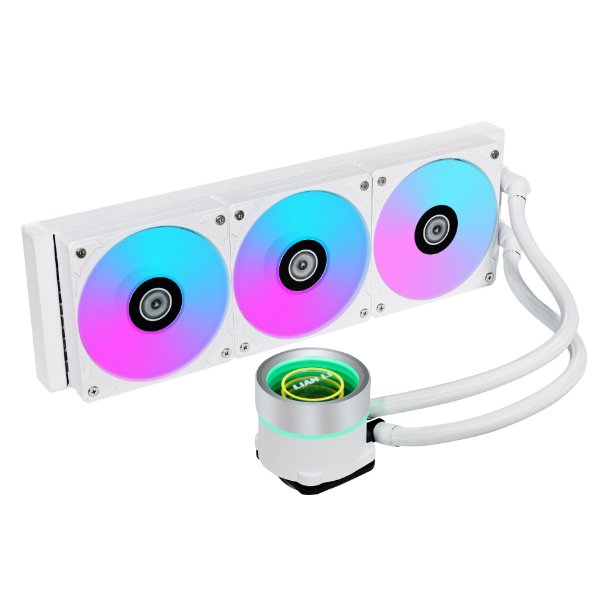 Lian Li Galahad Ii Trinity Aio 360MM Performance ARGB CPU Water Cooler - White