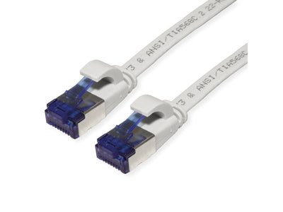 Value Network Cable CAT.6A (class Ea) FTP, Extra-flach, Grey 5M — image 1
