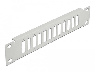 Delock 10 Lwl Patchpanel 12 Port Sc Duplex / Lc Quad 1 He Grey — image 1
