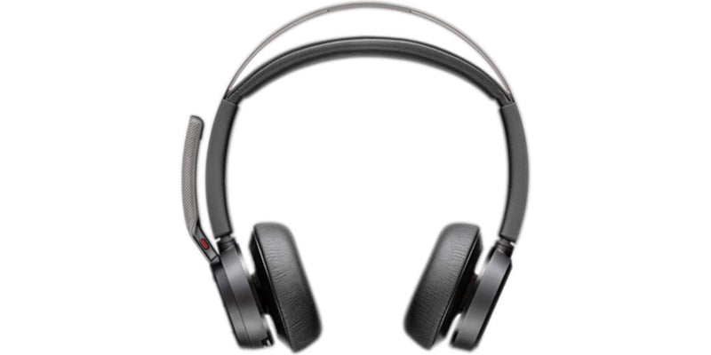 Auriculares Inalámbricos Polyvoyager Focus 2 Usb-c-c + Adaptador USB-C a Con Micrófono Bluetooth Negro