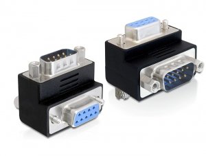 Delock Adapter Sub-d 9 Pin Male Female 270° Angular — image 1