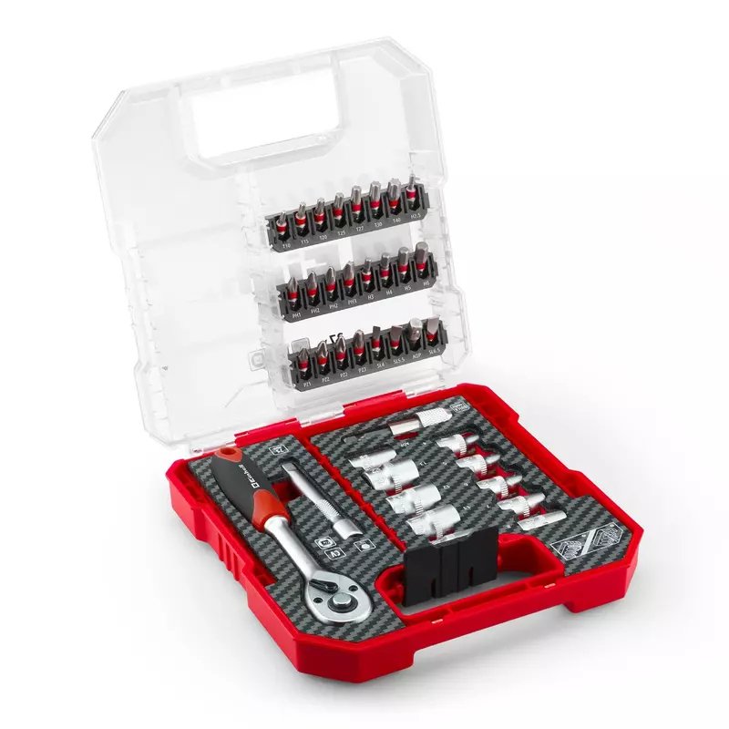 Set Of Puntas Genuine Einhell L-case 37 Pieces 109022
