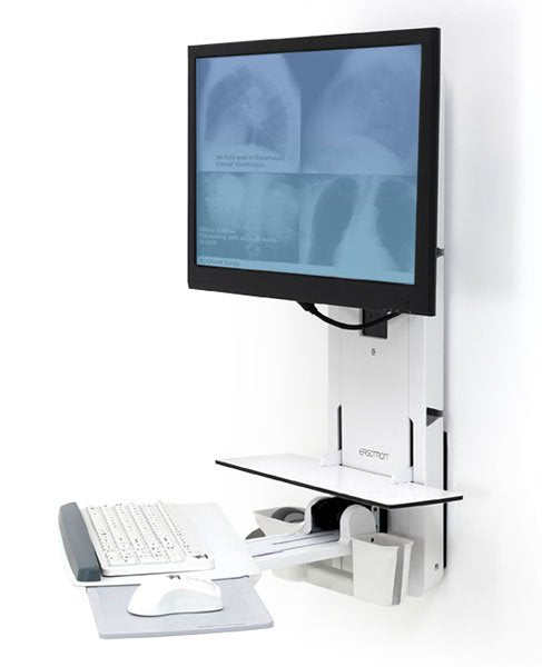 Ergotron Styleview Vertical Lift Patient Room Kit Assembly Screen / Keyboard (vertical) Pie-sentado Instalable
