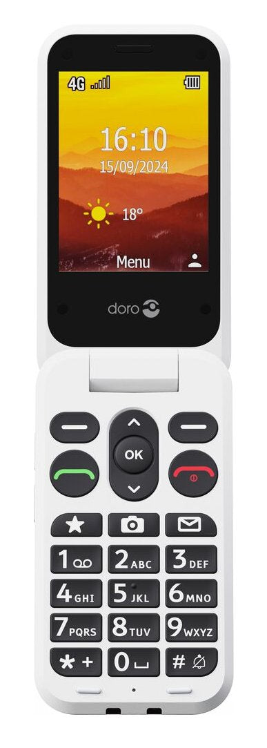 Doro Phone Mobile Phone Leva L30 2.8 4G Red White — image 1